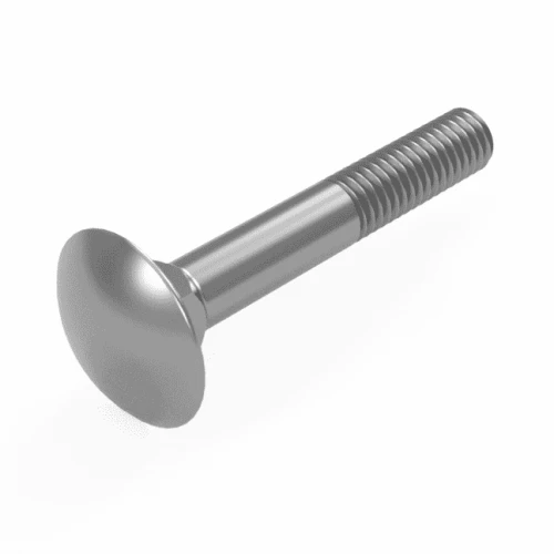 M12 x 65mm Coach Bolt - Part Threaded (DIN 603) | A2 Stainless Steel