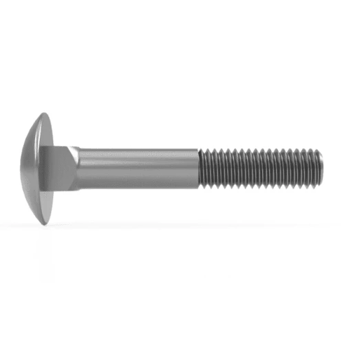 M6 x 30mm Part Thread Coach Bolt, DIN 603, A2 Stainless Steel
