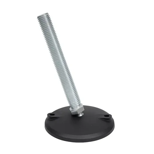 M16 x 150mm Tilting Adjustable Foot - 100mm Anti-Slip Base | 900kg Load