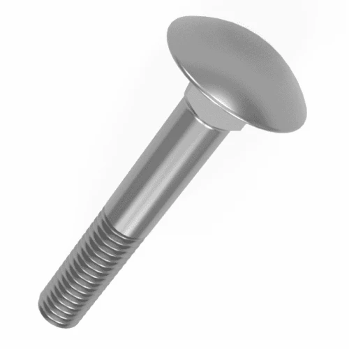 M8 x 70mm Coach Bolt - Part Threaded (DIN 603) | Marine Grade A4 Stainless Steel