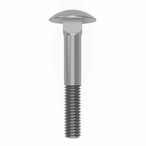 M8 x 70mm Coach Bolt - Part Threaded (DIN 603) | Marine Grade A4 Stainless Steel