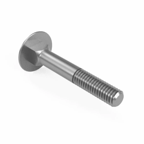M8 x 80mm Part Thread Coach Bolt, DIN 603, A2 Stainless Steel