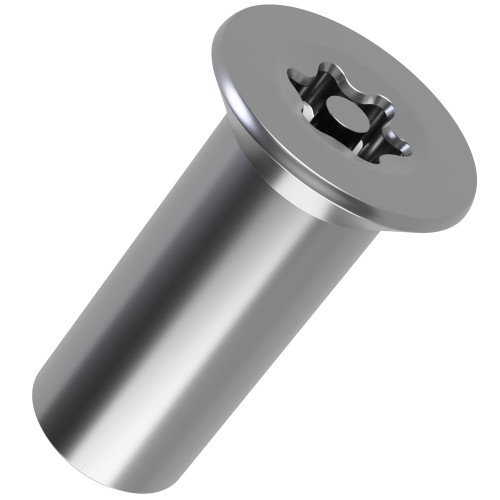 M4 x 12mm Pin Torx Countersunk Barrel Nut (T20) | A2 Stainless Steel