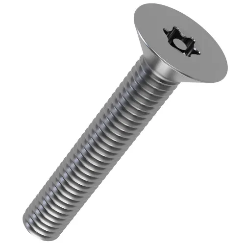 M4 x 6mm Security Pin Torx Countersunk Screw (T20) | A2 Stainless Steel