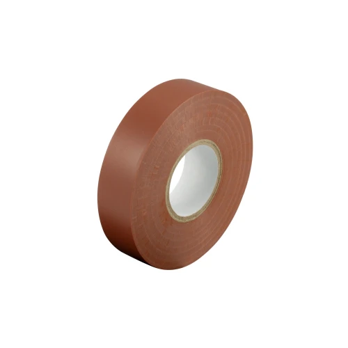19mm Brown Electrical Insulation Tape (20m) | Live Cable PVC Tape