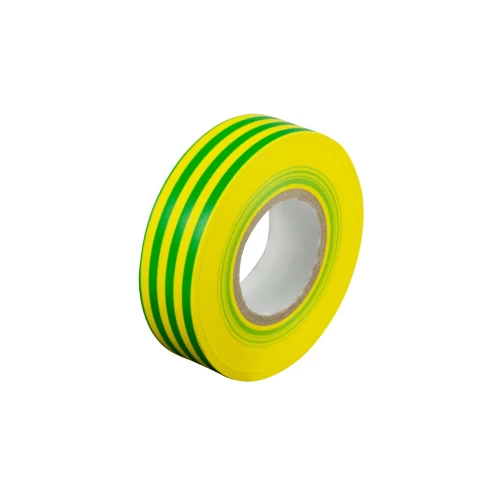 19mm Green & Yellow PVC Electrical Tape (20m) | Earth Wiring Insulation Tape