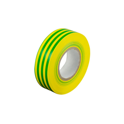 19mm Green & Yellow PVC Electrical Tape (5m) | Earth Wiring Insulation Tape