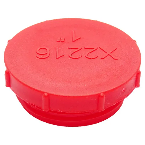 M12 x 1.5mm Metric Threaded Plug (Quick Fit Connector) - Red | LDPE