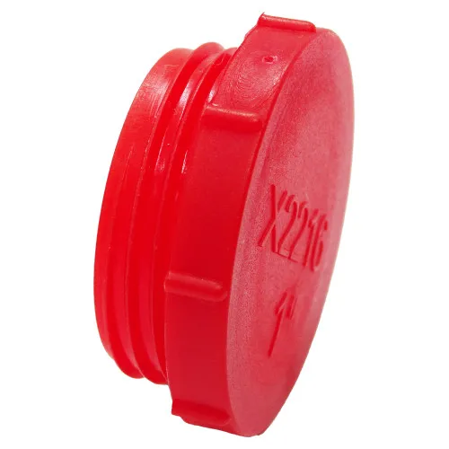 M27 x 1.5mm Metric Threaded Plug (Quick Fit Connector) - Red | LDPE
