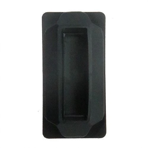 25 x 10mm - Rectangular Tube Inserts - Black - LDPE | Vital Parts