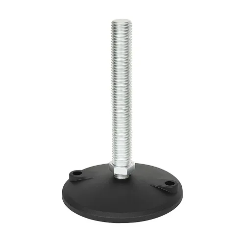 M20 x 150mm Tilting Adjustable Foot - 120mm Anti-Slip Base | 900kg Load