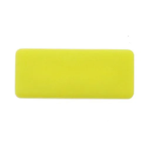 35 x 15mm Rectangular Tube Insert (1-3mm Wall) | Yellow LDPE