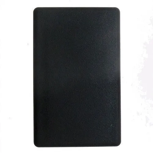 40 x 20mm Rectangular Tube Insert (1-3mm Wall) | Black LDPE