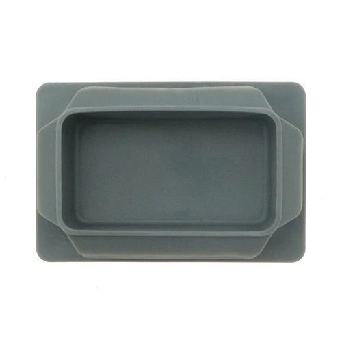 40 x 25mm - Rectangular Tube Inserts - Grey - LDPE | Vital Parts