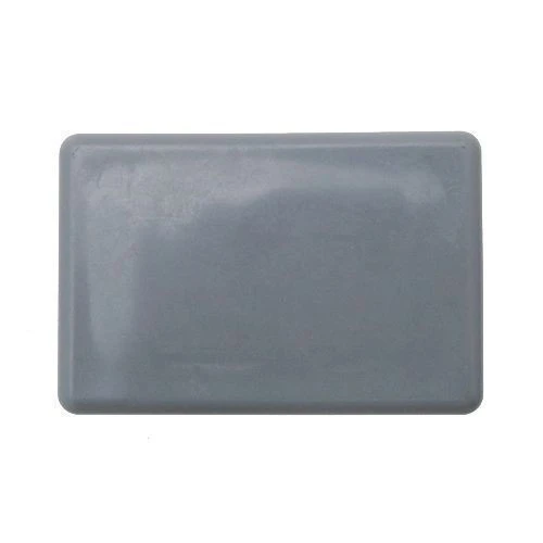 40 x 30mm - Rectangular Tube Inserts - Grey - LDPE | Vital Parts