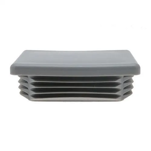 40 x 35mm Rectangular Tube Insert (1-3mm Wall) | Grey LDPE