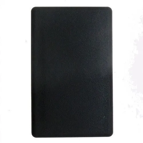 75 x 50mm Rectangular Tube Insert (2-4mm Wall) | Black LDPE