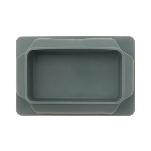 75 x 50mm Rectangular Tube Insert (2-4mm Wall) | Grey LDPE