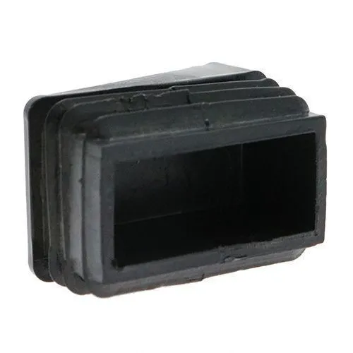 30 x 15mm - Angled Rectangular Inserts , Black, LDPE | Vital Parts