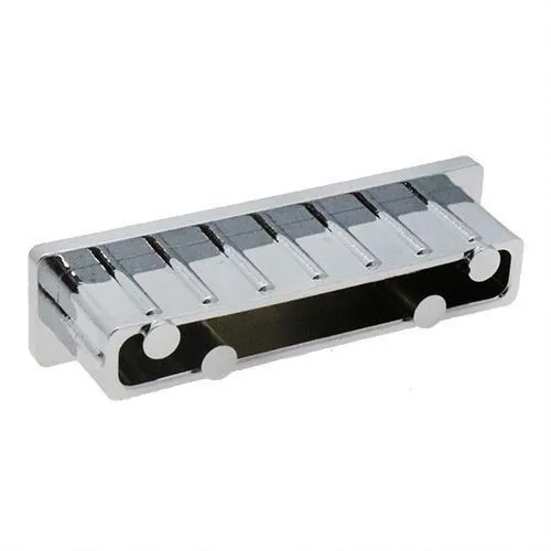 30 x 20mm Rectangular Tube Insert (1.5mm Wall) | Chrome LDPE