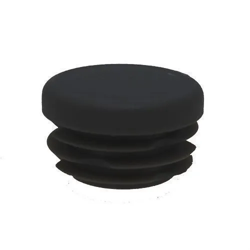 12mm Round Plastic Tube Insert (For 8-10.4mm Tube) 0.8-2mm Wall | Black LDPE