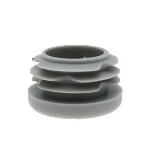 12.7mm Round Plastic Tube Insert  (For 8.7-11.1mm Tube) 0.8-2mm Wall | Grey LDPE