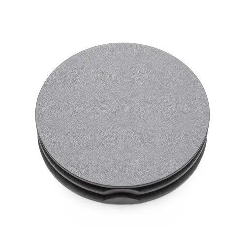 14mm Round Plastic Tube Insert - 3mm Thin Head (For 10-11mm Tube) 1.5-2mm Wall | Grey LDPE