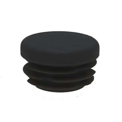 14mm Round Plastic Tube Insert (For 10-12.4mm Tube) 1.5-2mm Wall | Black LDPE