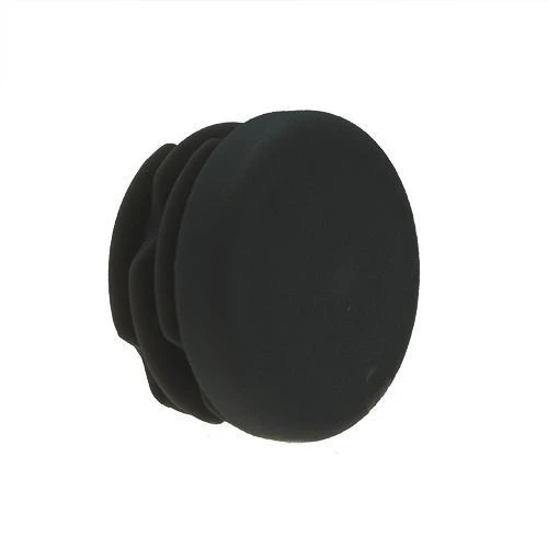 Round Tube Insert - To Fit 10-12.4mm Tube, Black, LDPE Plastic