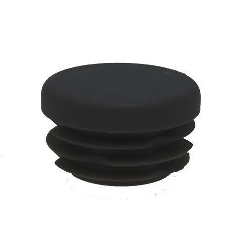 15mm Round Plastic Tube Insert (For 11-13.4mm Tube) 0.8-2mm Wall | Black LDPE