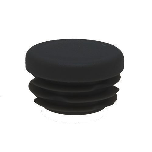 Round Tube Insert - To Fit 11-13.4mm Tube, Black, LDPE Plastic