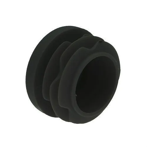 15mm Round Plastic Tube Insert (For 11-13.4mm Tube) 0.8-2mm Wall | Black LDPE