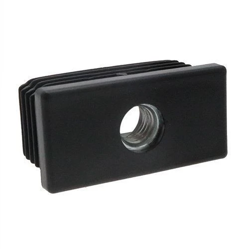 M8 x 40 x 30mm - Rectangular Threaded Tube Inserts - LDPE | Vital Parts