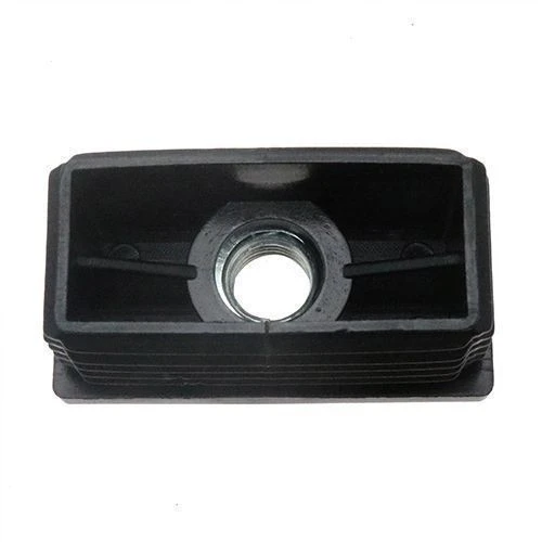 M8 x 40 x 30mm - Rectangular Threaded Tube Inserts - LDPE | Vital Parts