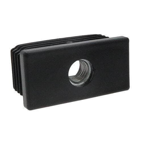 M10 x 40 x 30mm - Rectangular Threaded Tube Inserts - LDPE | Vital Parts