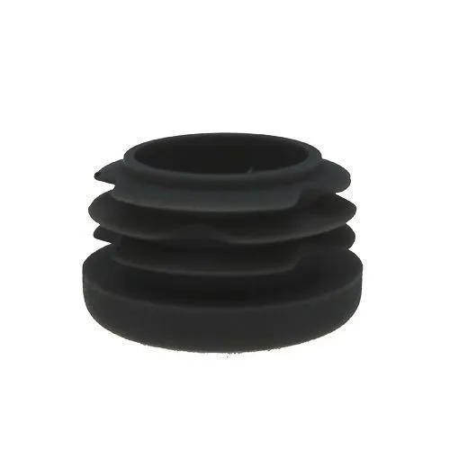 18mm Round Plastic Tube Insert (For 15-17.5mm Tube) 0.25-1.5mm Wall | Black LDPE