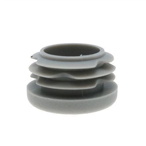 Round Tube Insert - To Fit 11-13mm Tube, Grey, LDPE Plastic
