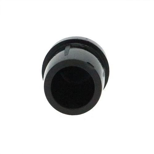 Round Angled Tube Insert -  19mm Outside Diameter,  Black 