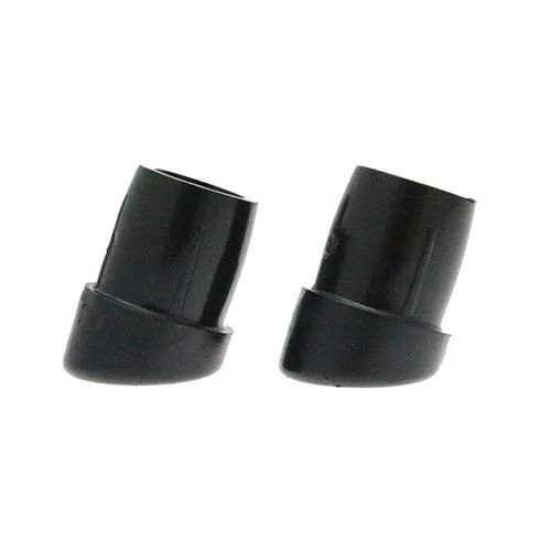 Round Angled Tube Insert -  19mm Outside Diameter,  Black 