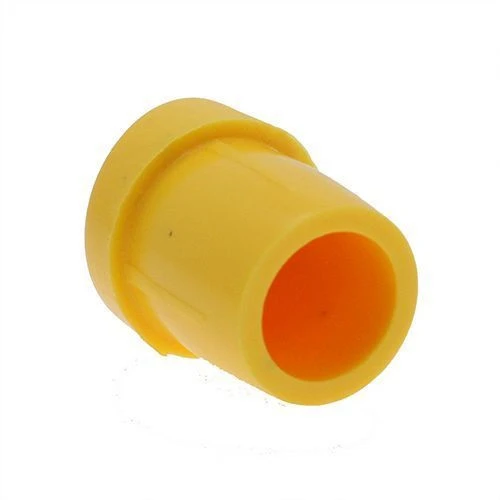 19mm Chair Foot (To Fit 16mm Tube) | Yellow LDPE