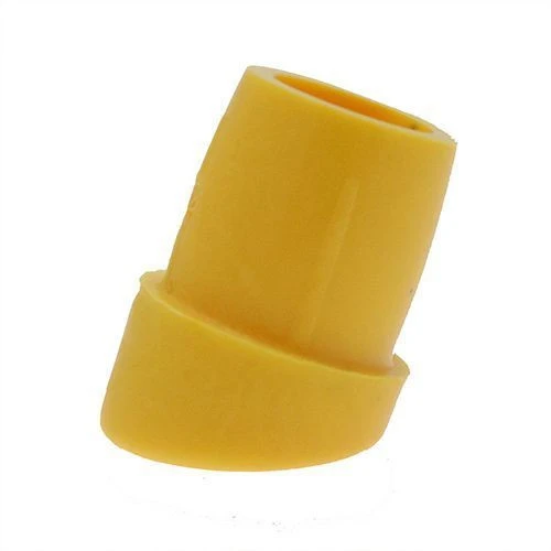 Round Angled Tube Insert - 19mm Outside Diameter, Yellow