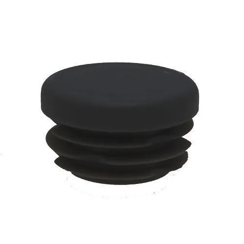 19mm Round Plastic Tube Insert (For 15-17.4mm Tube) 0.8-2mm Wall | Black LDPE