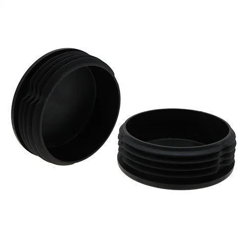21mm Round Plastic Tube Insert (For 16-19.4mm Tube) 0.8-2.5mm Wall | Black LDPE