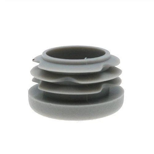 Round Tube Insert - To Fit 16-18.4mm Tube, Grey, LDPE Plastic