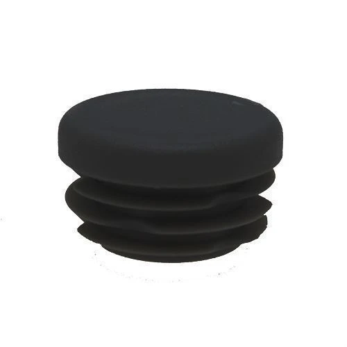 Round Tube Insert - To Fit 19.2-20.2mm Tube, Black, LDPE Plastic