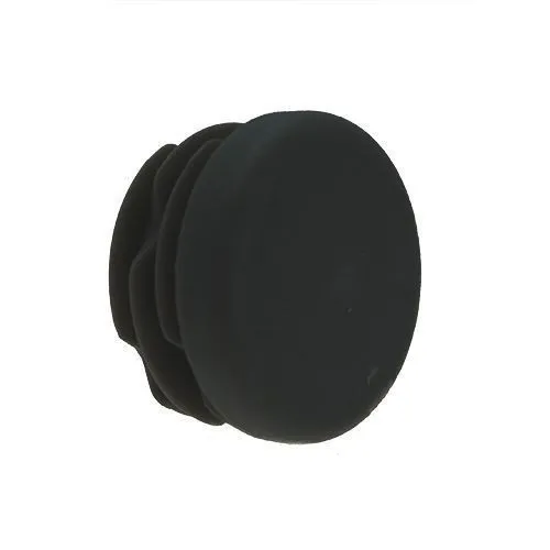 23mm Round Plastic Tube Insert (For 18-21.4mm Tube) 0.8-2.5mm Wall | Black LDPE