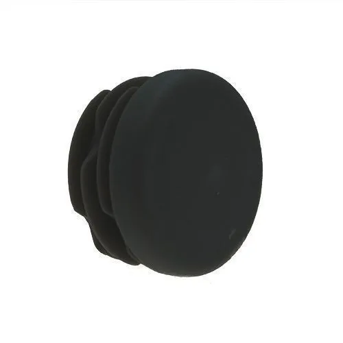 24mm Round Plastic Tube Insert (For 19-22mm Tube) 1-2.5mm Wall | Black LDPE