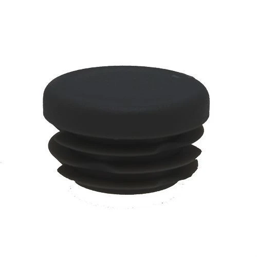 Round Tube Insert - To Fit 15-19mm Tube, Black, LDPE Plastic