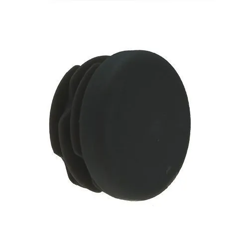 25mm Round Plastic Tube Insert (For 15-19mm Tube) 3-5mm Wall | Black LDPE