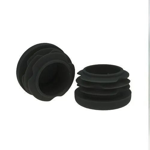 25mm Round Plastic Tube Insert (For 15-19mm Tube) 3-5mm Wall | Black LDPE